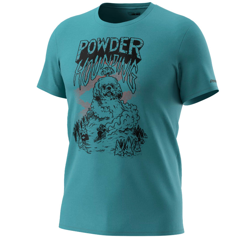 triko DYNAFIT Artist Series Co T-Shirt M storm blue/powder